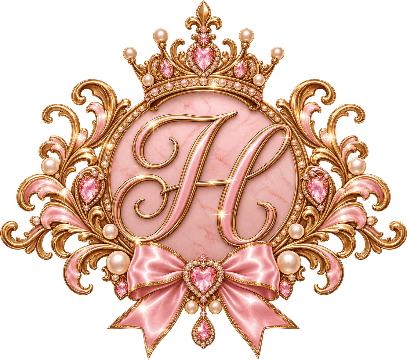 Lyssa Honey crowned H monogram